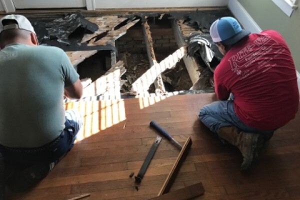Trust Foundation Repair team working on foundation repair in Tyler TX