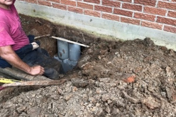 Trust Foundation Repair team working on foundation repair in Tyler TX