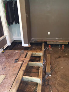Pier and beam foundation repair work in Tyler TX